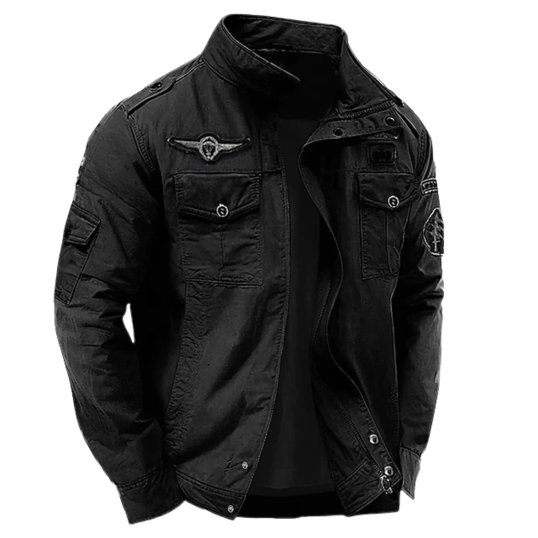 Veste Style Pilote à Poches Multiples pour Homme