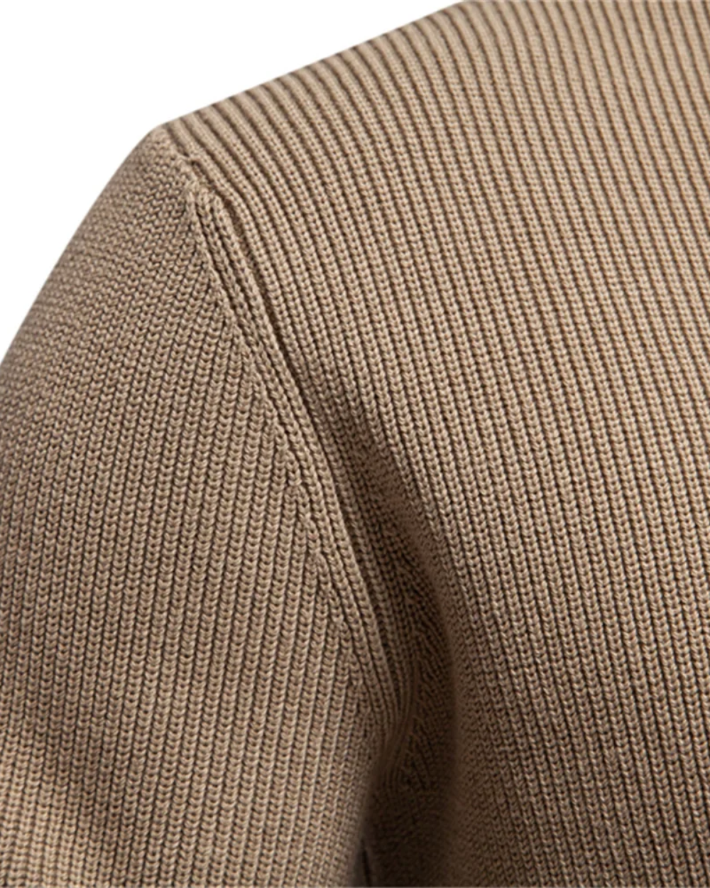 Pull à Col Montant Boutonné pour Homme