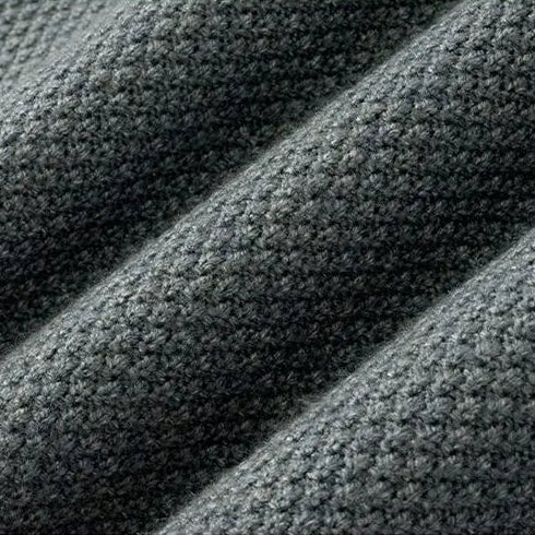 Pull Jacquard à Col Montant pour Homme