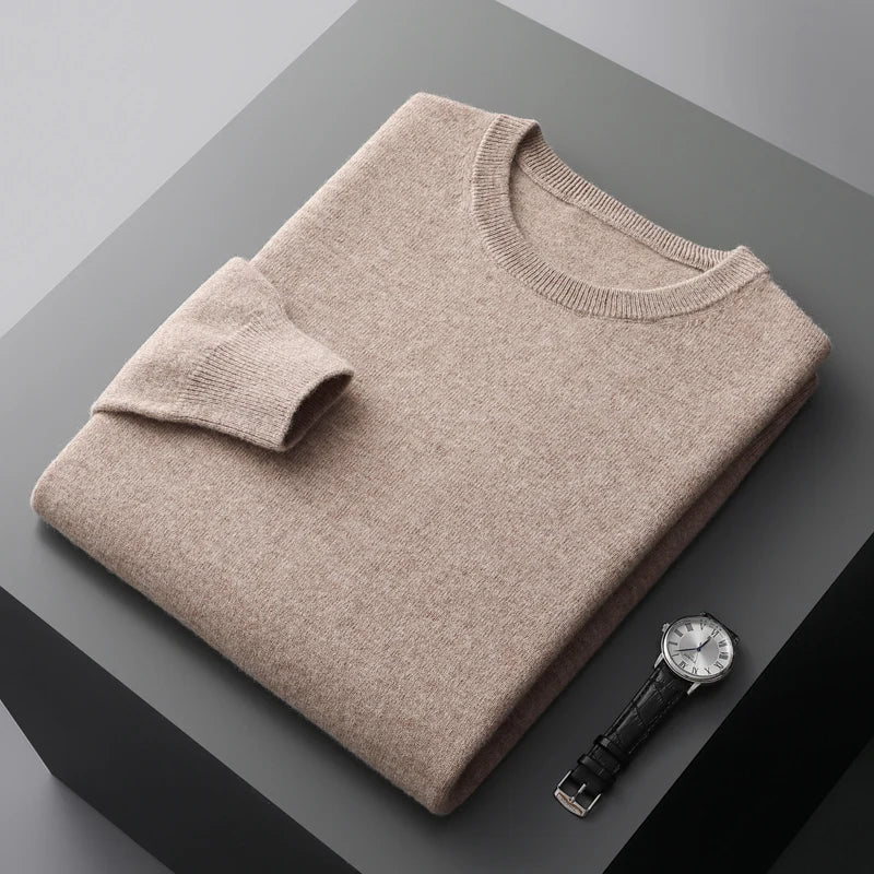 Pull à Col Rond en Maille Douce pour Homme