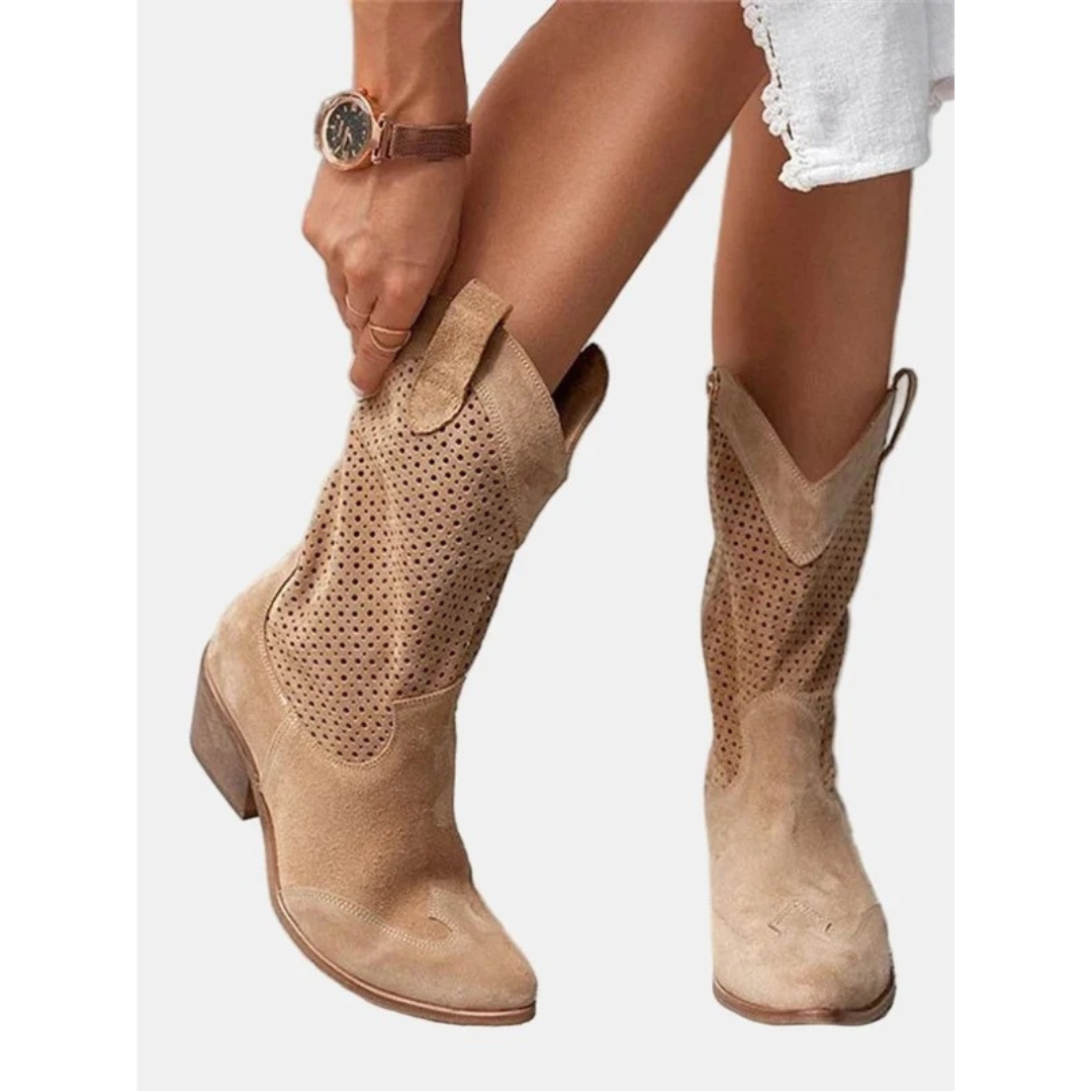 Bottes Perforé pour Femme