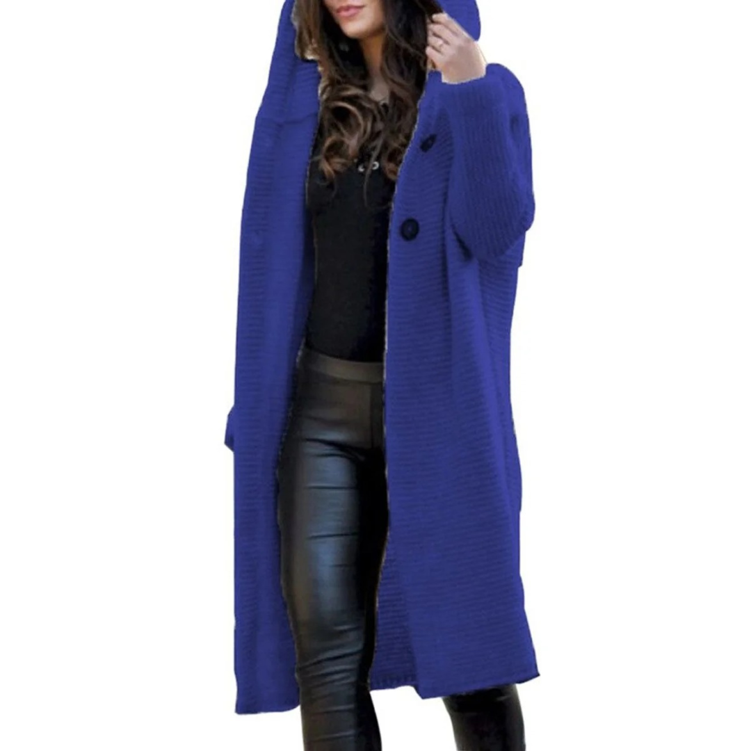 Cardigan à Capuche Long pour Femme