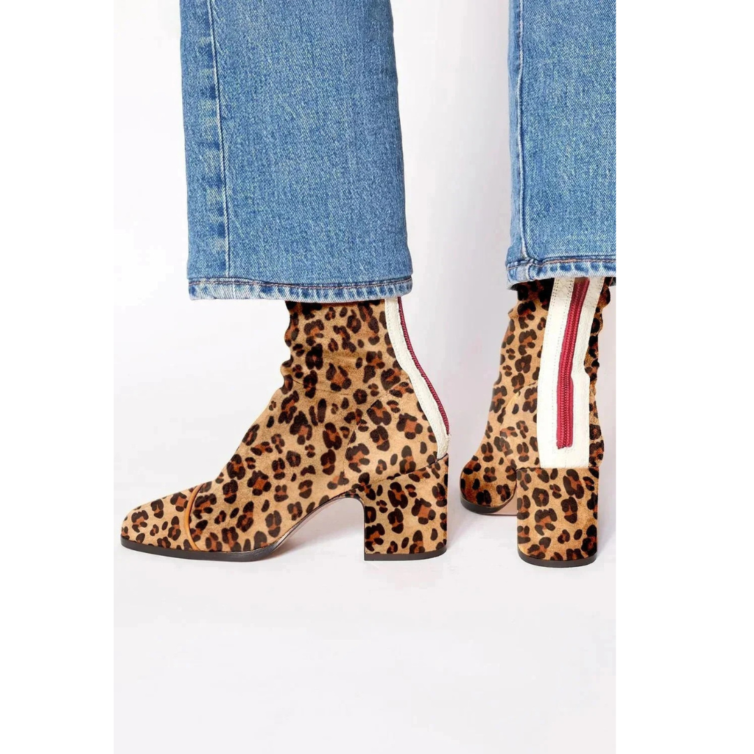 Bottines en Daim Synthétique pour Femme