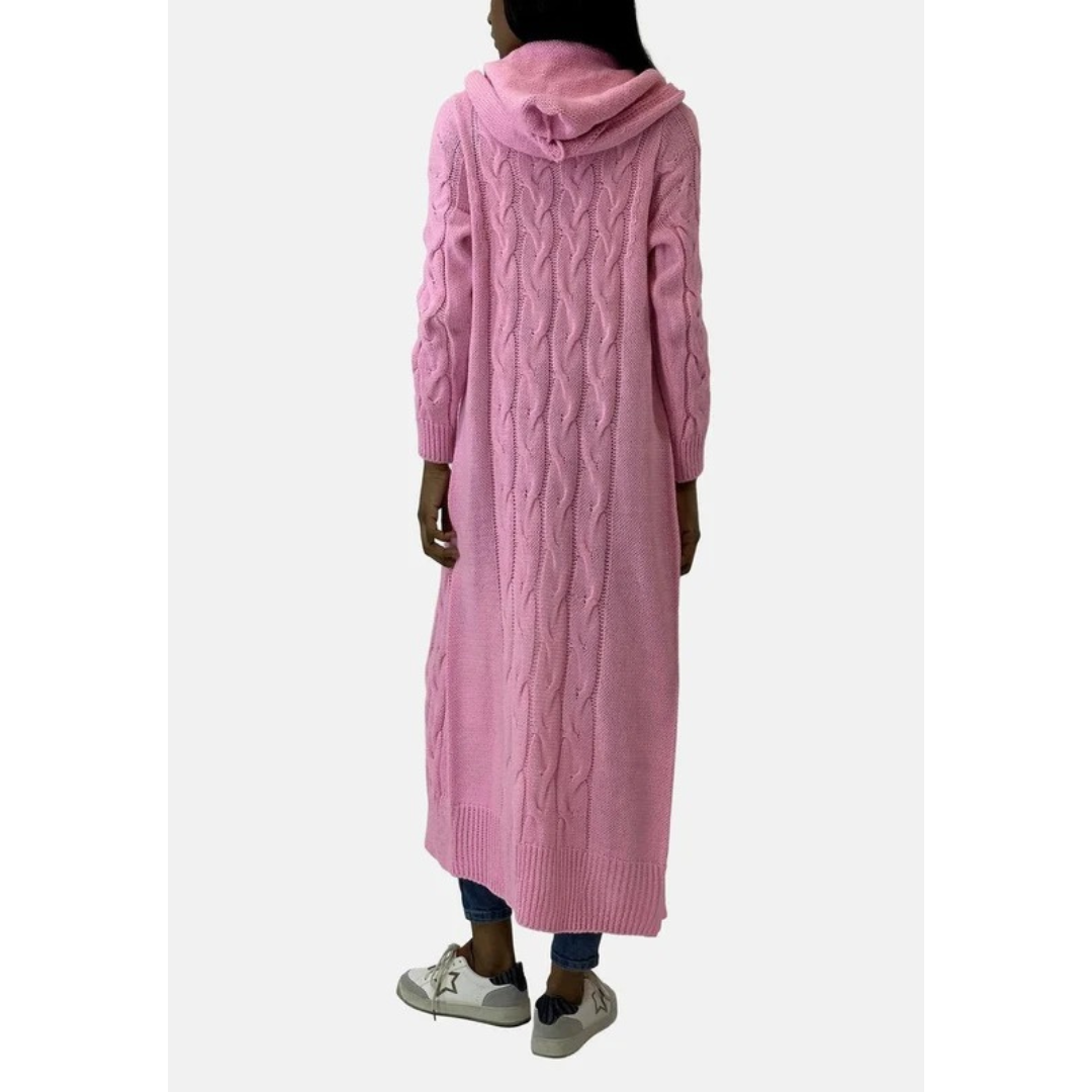 Cardigan à Capuche Long pour Femme