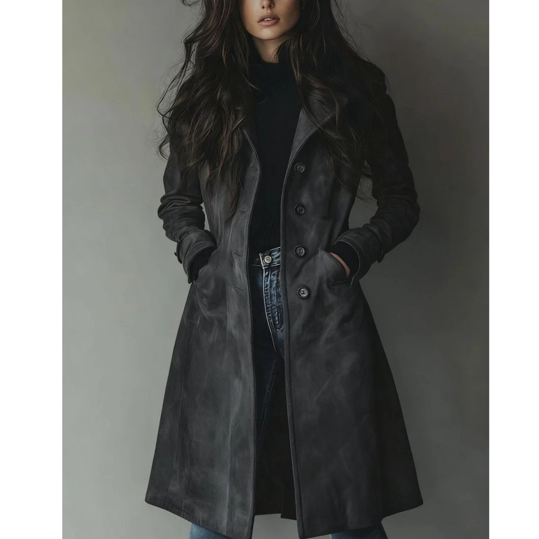 Trench-Coat Long pour Femme