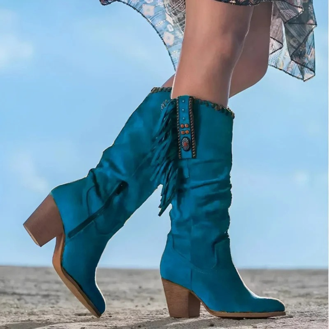 Bottes à Franges pour Femme
