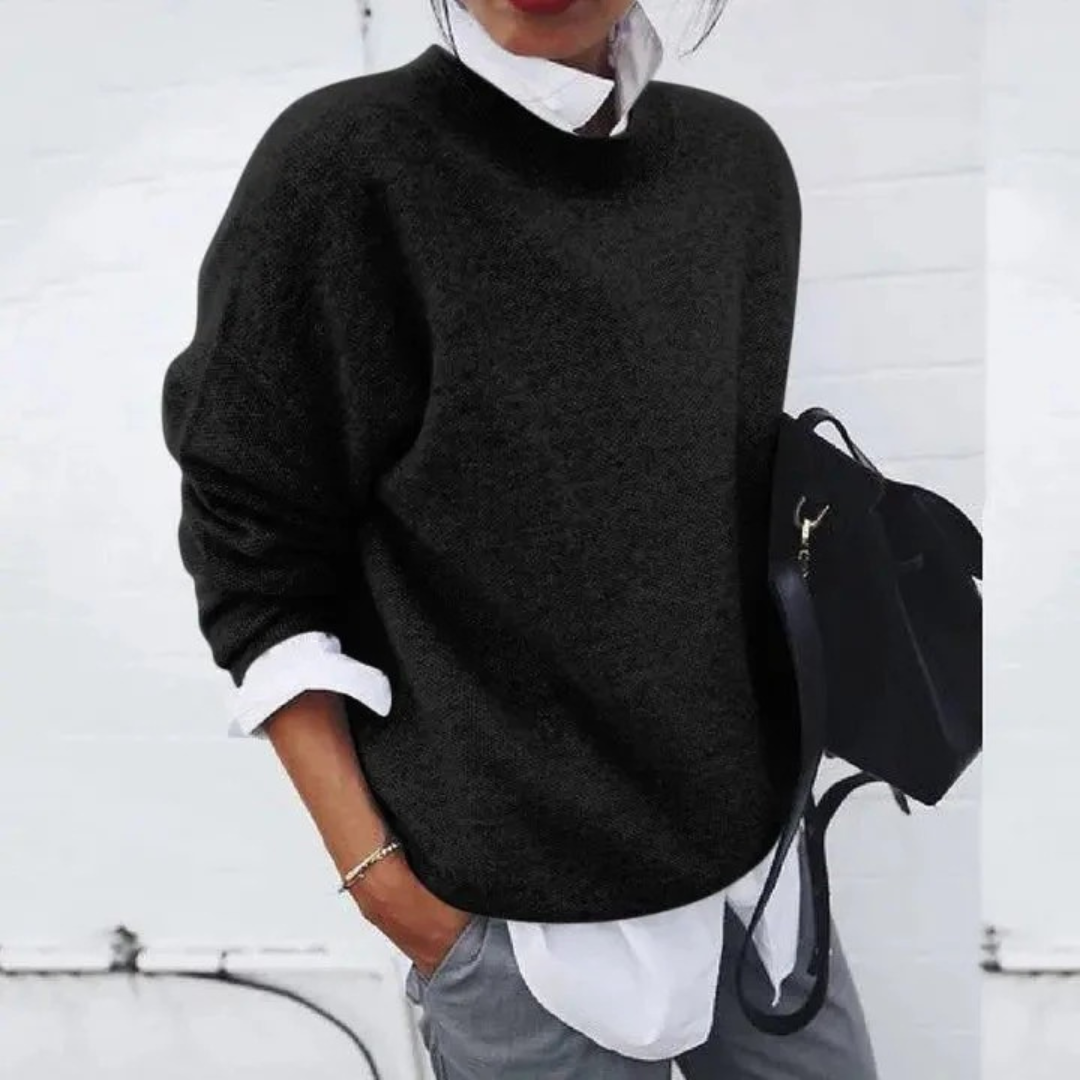 Pull en Maille Coupe Oversize pour Femme