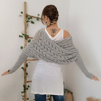 Boléro en Tricot Ajouré à Superposer pour Femme