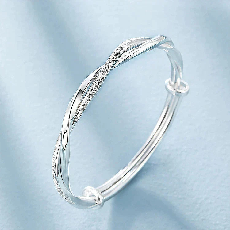 Bracelet Tressé Argenté