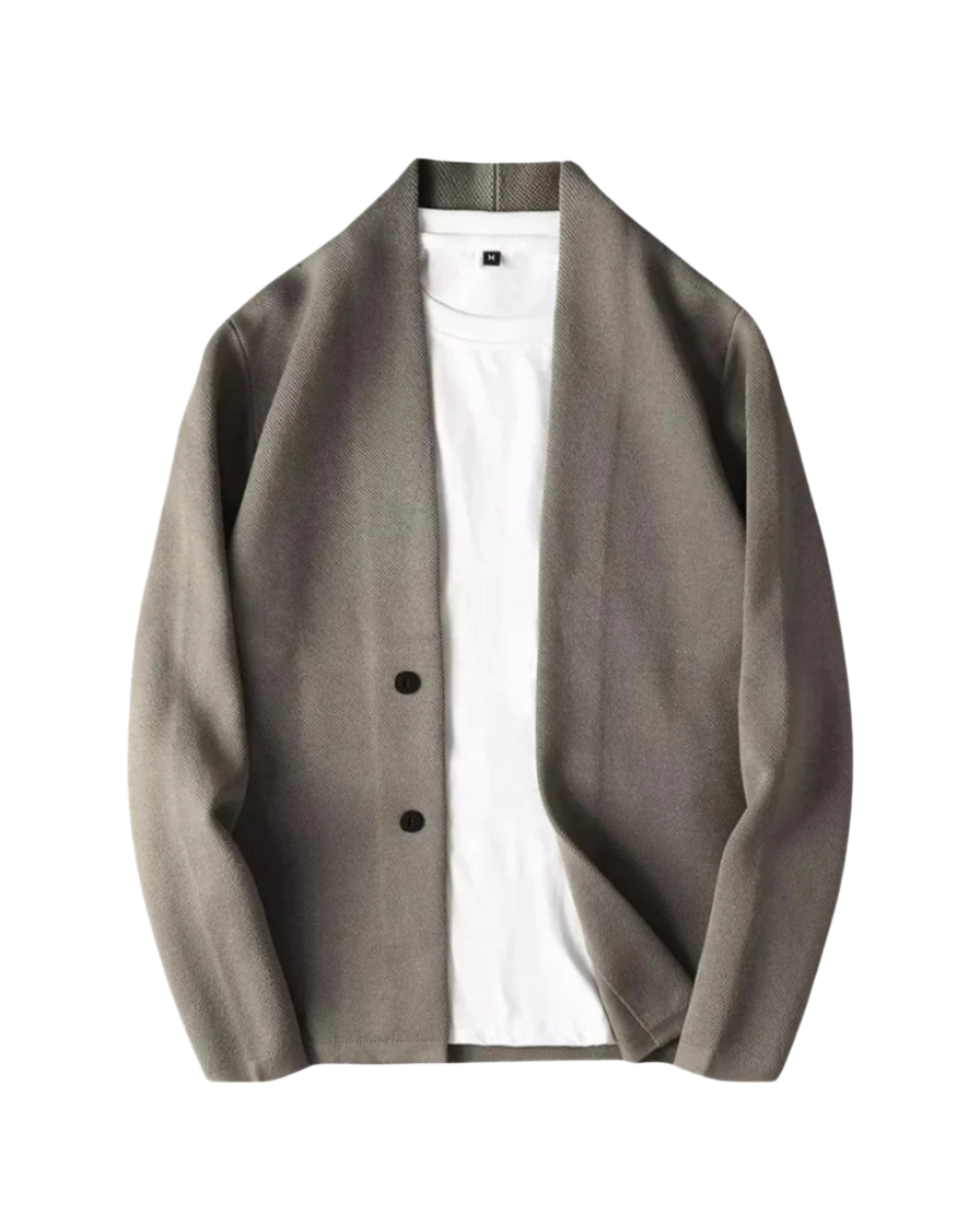 Blazer en Maille à Col Châle pour Homme