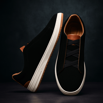 Baskets Basses en Daim Synthétique pour Homme
