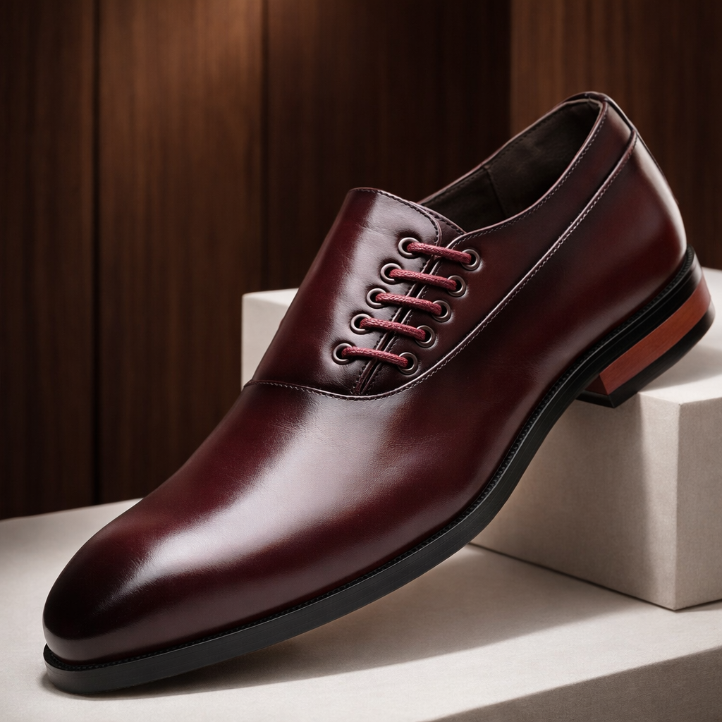 Chaussures de Ville à Laçage Latéral pour Homme