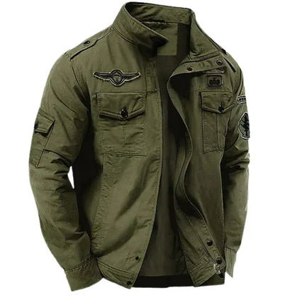 Veste Style Pilote à Poches Multiples pour Homme