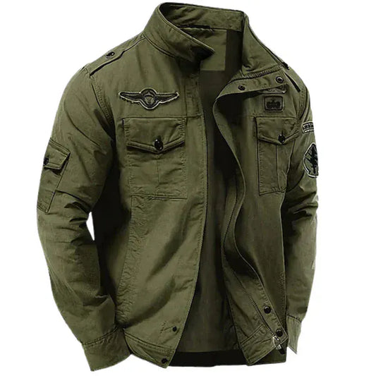 Veste Style Pilote à Poches Multiples pour Homme