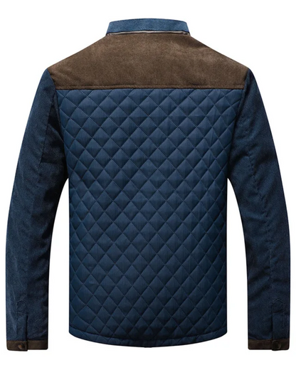Veste Matelassée à Carreaux Diamant pour Homme