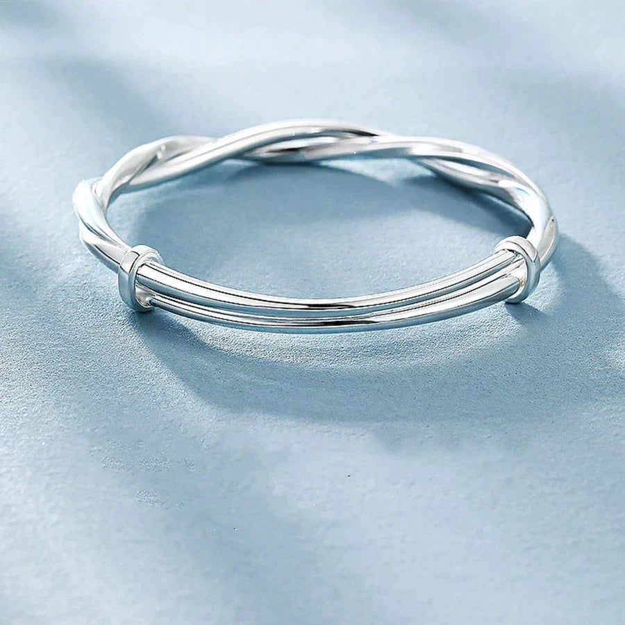 Bracelet Tressé Argenté