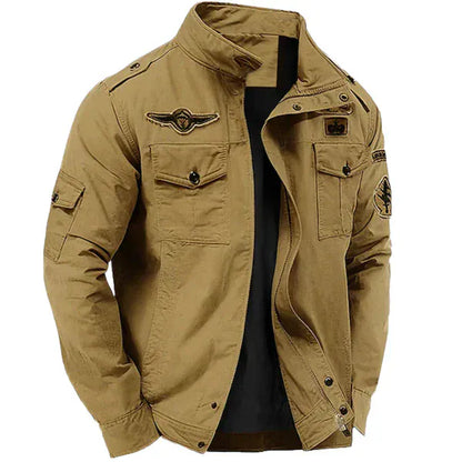 Veste Style Pilote à Poches Multiples pour Homme