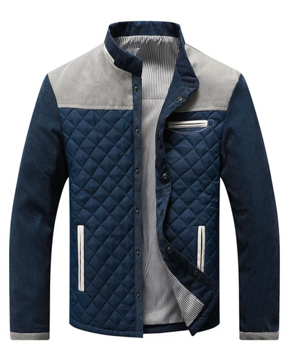 Veste Matelassée à Carreaux Diamant pour Homme