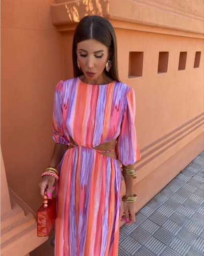 Robe Élégante au Toucher Soyeux pour Femme