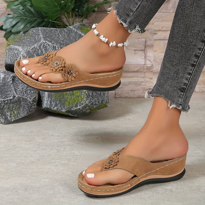 Sandales à Semelle Gel Rembourrée pour Femme