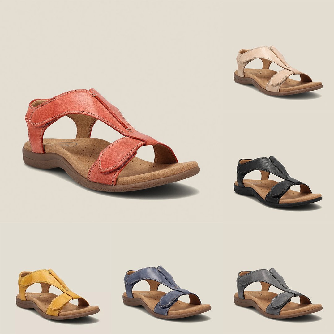 Sandales pour Femme à Semelle Amortissante et Scratch