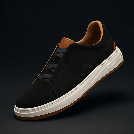 Baskets Basses en Daim Synthétique pour Homme
