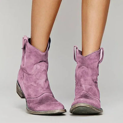 Bottines Style Western pour Femme