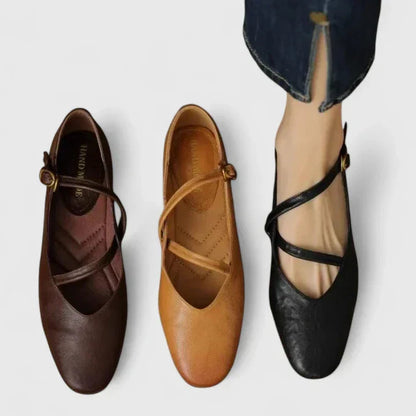 Ballerines Style Ballet à Rubans Ajustables pour Femme