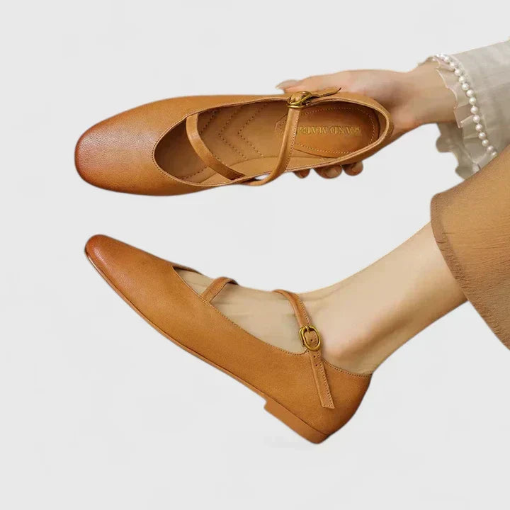 Ballerines Style Ballet à Rubans Ajustables pour Femme