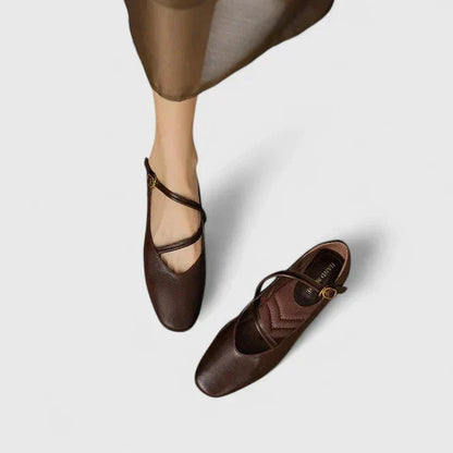 Ballerines Style Ballet à Rubans Ajustables pour Femme