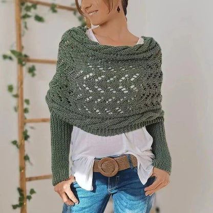 Boléro en Tricot Ajouré à Superposer pour Femme
