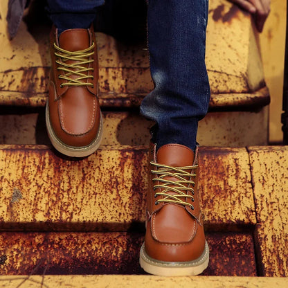 Bottes d'Hiver à Semelle Matelassée pour Homme