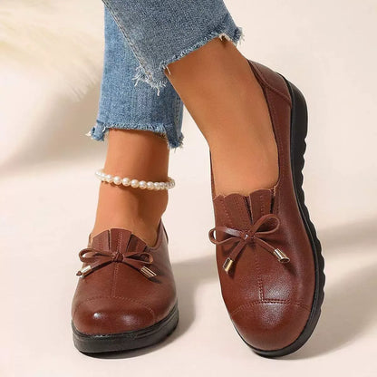 Mocassins Confort à Semelle Plateforme et Bout Arrondi