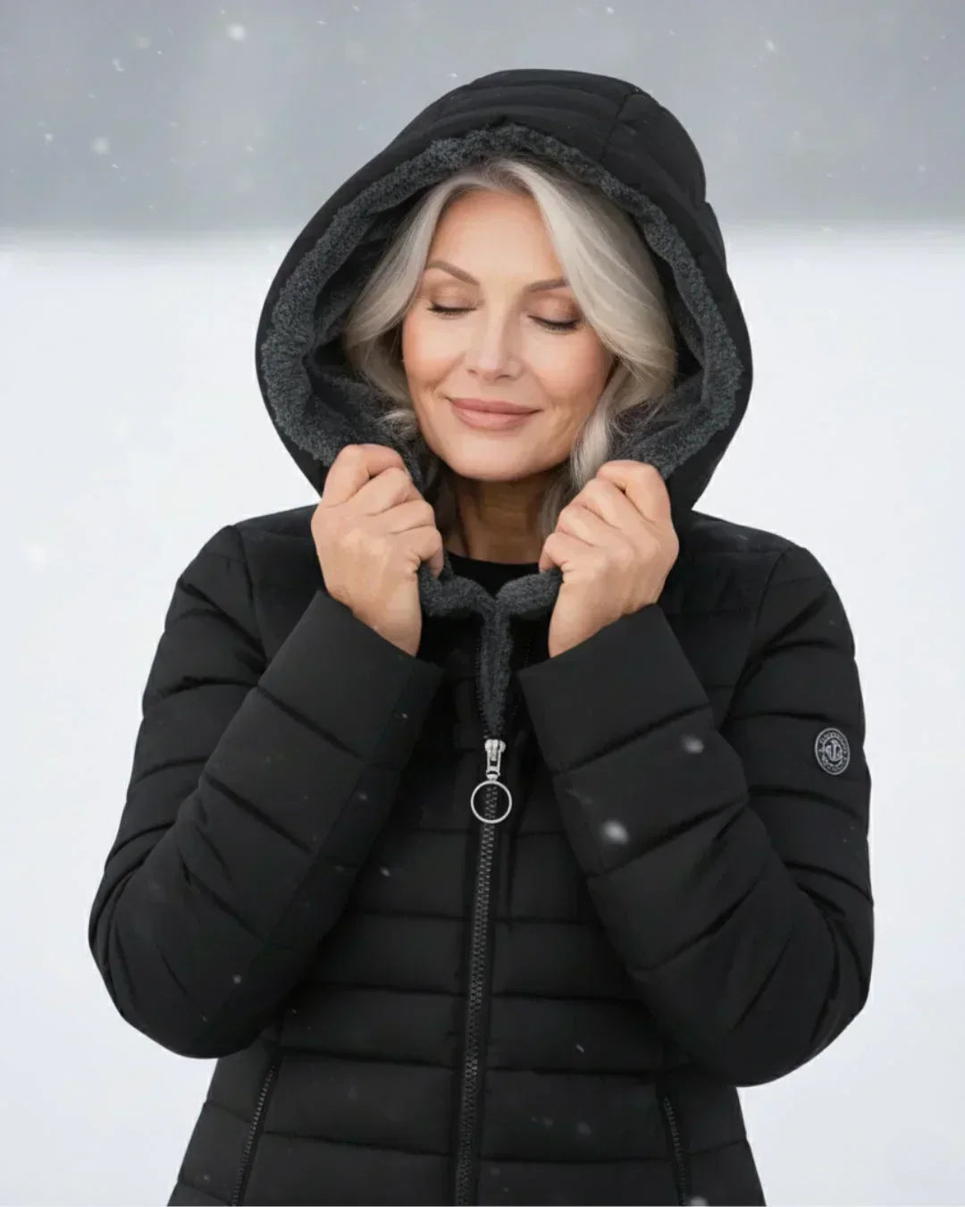 Joyce — Manteau d'Hiver Matelassé Coupe Trapèze pour Femme