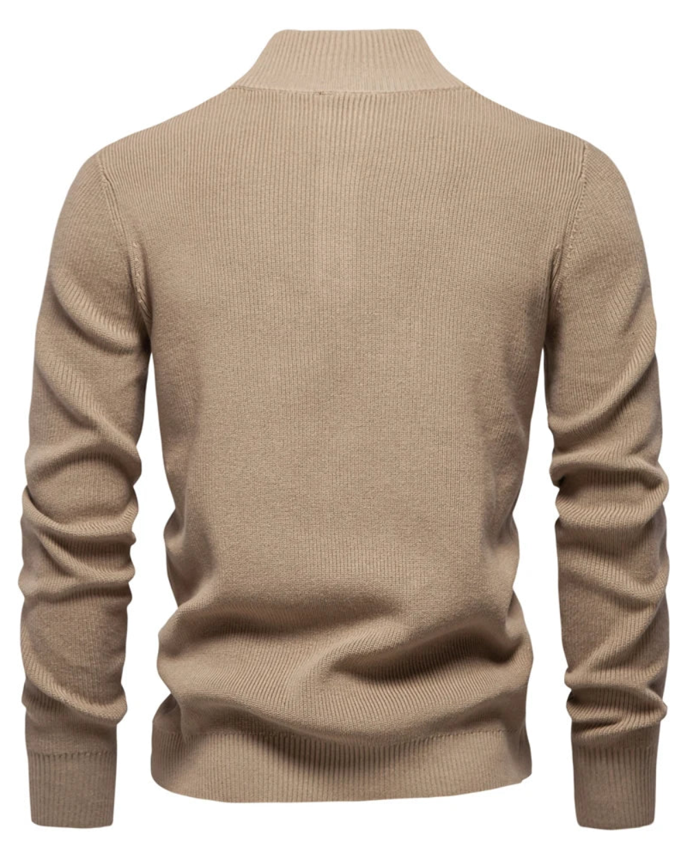Pull à Col Montant Boutonné pour Homme