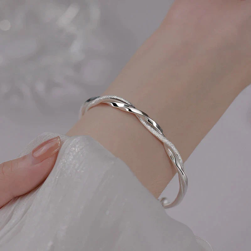 Bracelet Tressé Argenté