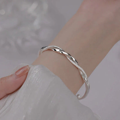 Bracelet Tressé Argenté