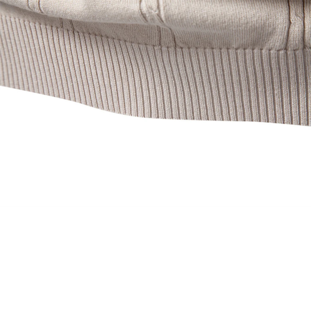 Polo en Maille à Texture Verticale pour Homme