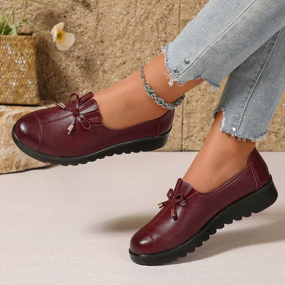Mocassins Confort à Semelle Plateforme et Bout Arrondi