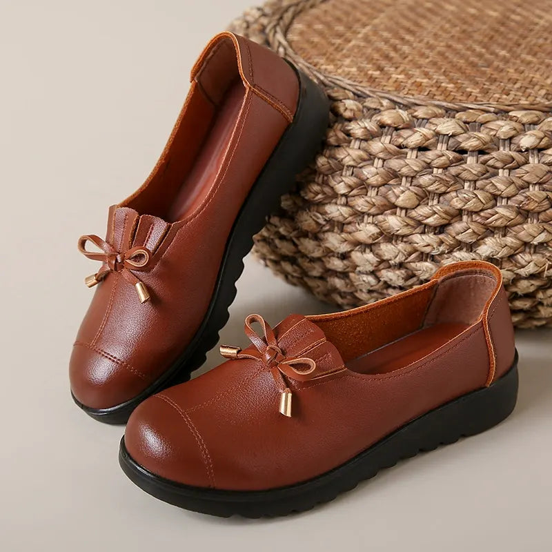 Mocassins Confort à Semelle Plateforme et Bout Arrondi