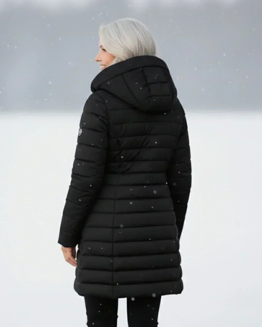 Joyce — Manteau d'Hiver Matelassé Coupe Trapèze pour Femme