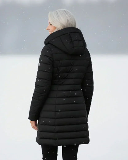 Joyce — Manteau d'Hiver Matelassé Coupe Trapèze pour Femme