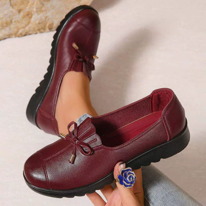 Mocassins Confort à Semelle Plateforme et Bout Arrondi
