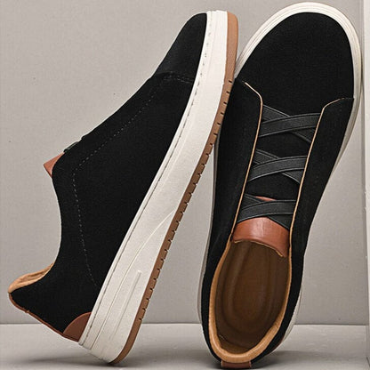 Baskets Basses en Daim Synthétique pour Homme