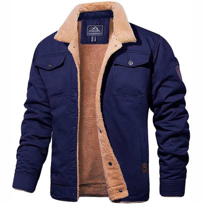 Blouson Bomber Doublé Sherpa pour Homme