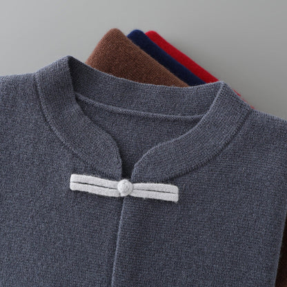 Cardigan Ouvert à Brandebourgs pour Homme