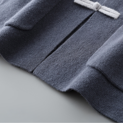 Cardigan Ouvert à Brandebourgs pour Homme
