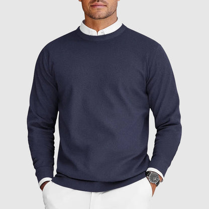 Pull à Col Rond en Maille Fine pour Homme