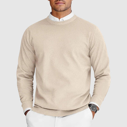 Pull à Col Rond en Maille Fine pour Homme