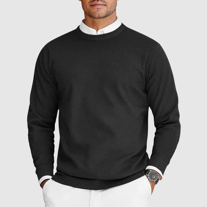 Pull à Col Rond en Maille Fine pour Homme